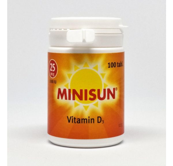 MINISUN® Vitamin D3 Tablet (25mcg) 1000 IU