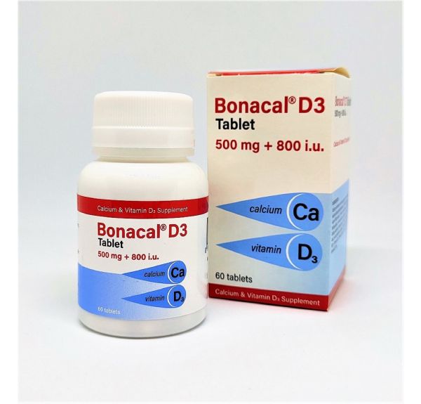Bonacal® D3 Tablet 500 mg + 800 IU
